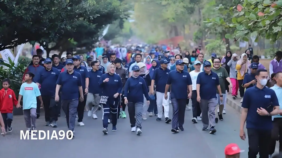 Meriahkan Dies Natalis ke-58, Unila Gelar Jalan Sehat Bareng Mahasiswa