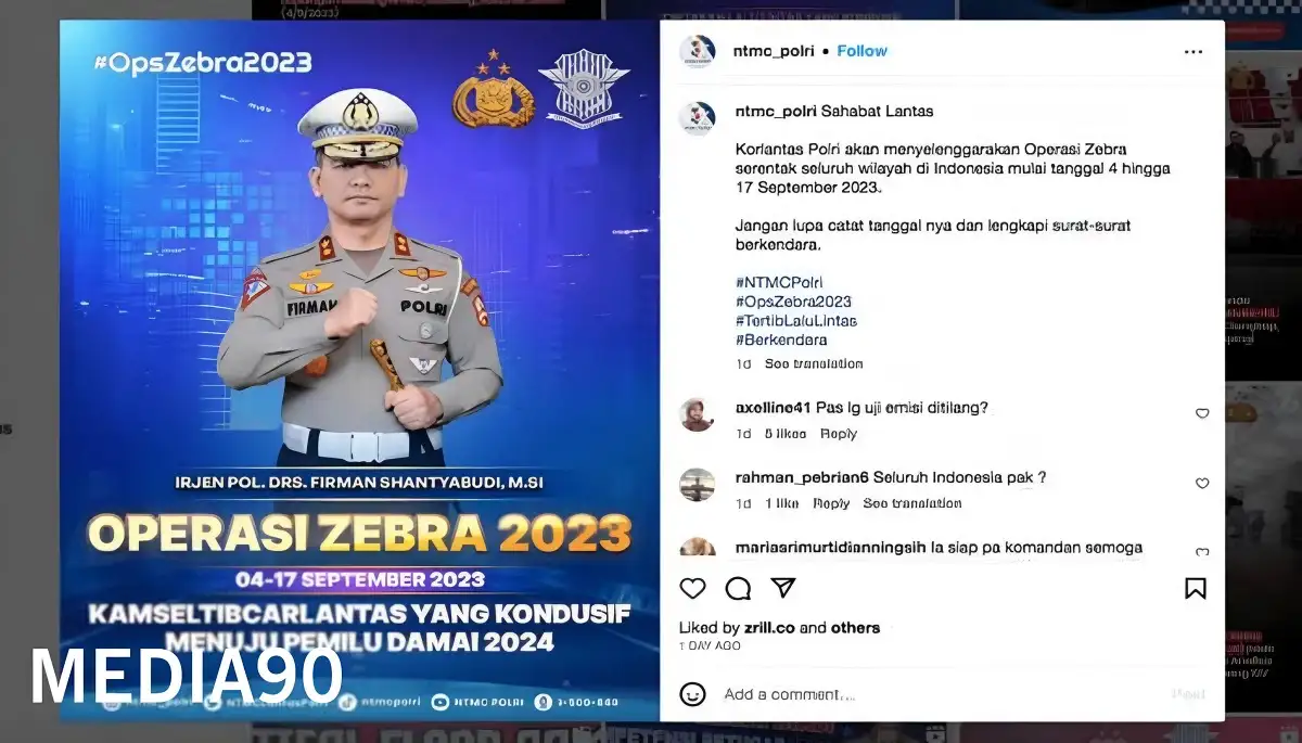Operasi Zebra 2023 Digelar, Ini 7 Target Pelanggarannya