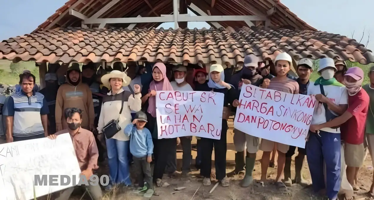 Perjuangkan Hak Garap, Petani Penggarap Lahan Kota Baru Dihalangi Bertemu Gubernur Lampung