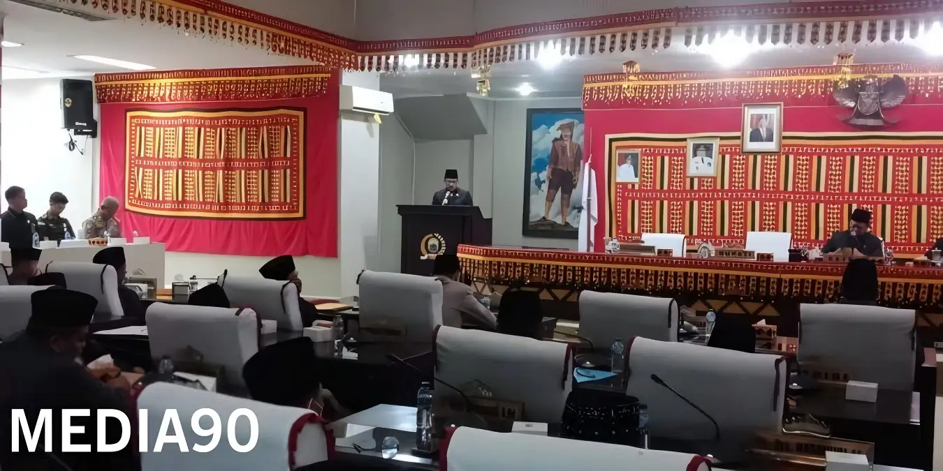 Rapat Paripurna, Sekda Lampung Selatan Usulkan Ranperda Pajak dan Retribusi Daerah ke DPRD