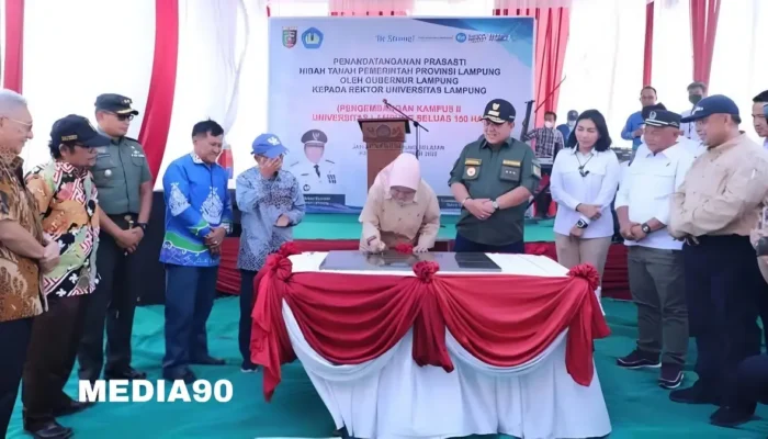 Unila Lanjutkan Langkah Cepat: Terima Hibah Lahan dan Percepat Pembangunan Kampus II di Kotabaru Lampung Selatan