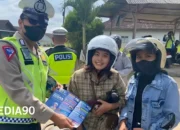 113 Pengendara Tertilang dalam Sepekan Operasi Zebra 2023 oleh Polres Pringsewu