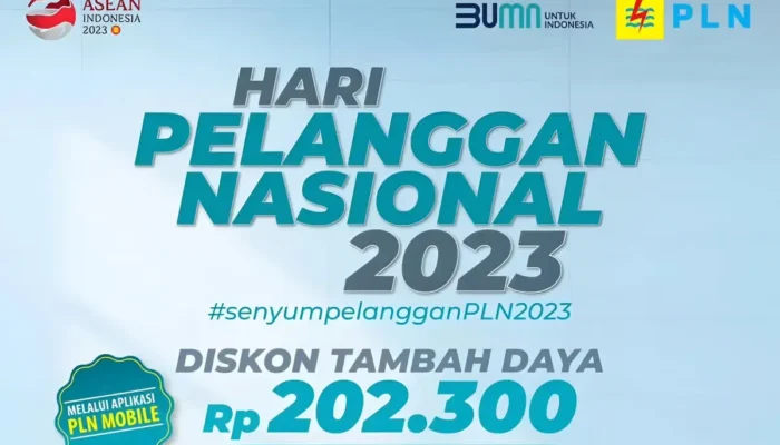 PLN Hadirkan Diskon Spesial untuk Promo Tambah Daya Listrik dalam Memeriahkan Hari Pelanggan Nasional 2023