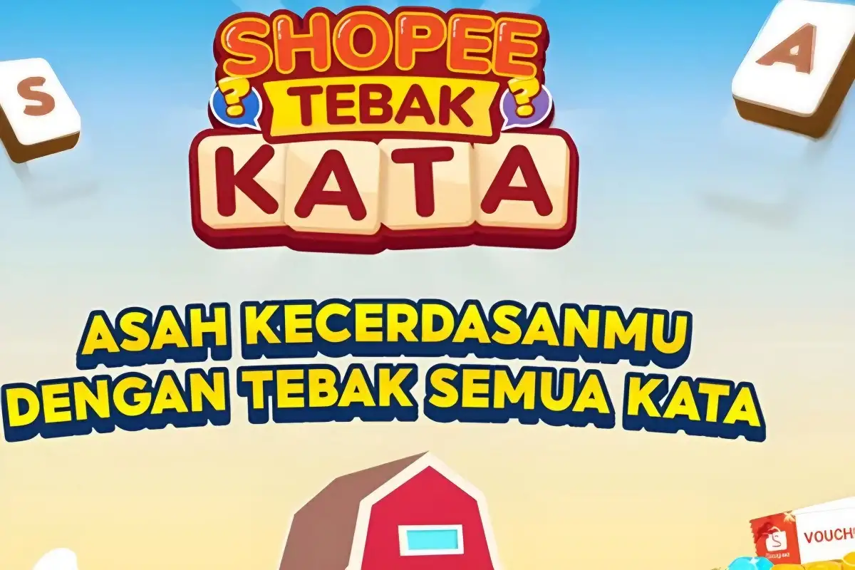 VALID! Kunci Jawaban Tebak kata SHOPEE Tantangan Harian, Rabu 6 September 2023 Dapatkan reward tamabahan