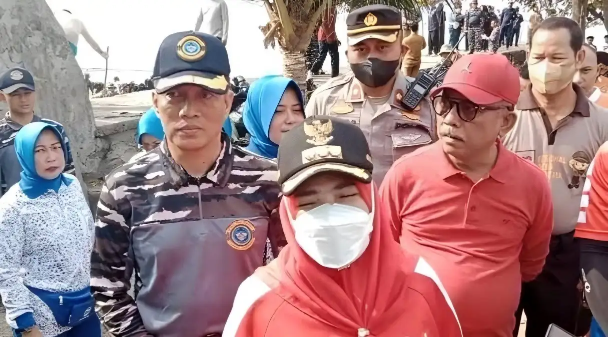 Wali Kota Eva Dwiana Hadiri Porkasih TNI AL di Sungai Gunung Kunyit Bumi Waras