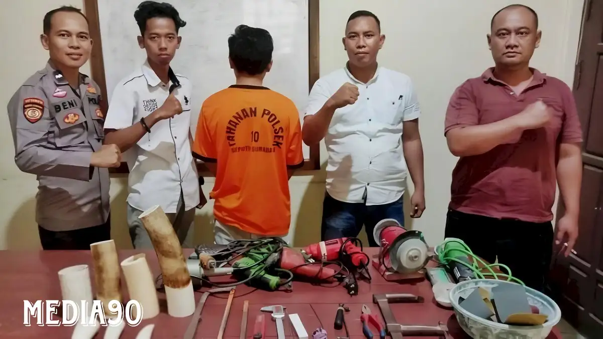 Bisnis Pipa Rokok Gading Gajah Ilegal, Polisi Ciduk Pria Asal Seputih Surabaya Lampung Tengah ini