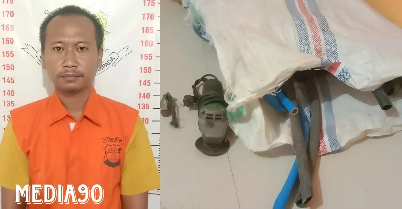 Curi Kabel Rp200 Juta di Tempatnya Bekerja, Pria Asal Sidomulyo Lampung Selatan ini, Kini Berseragam Tahanan