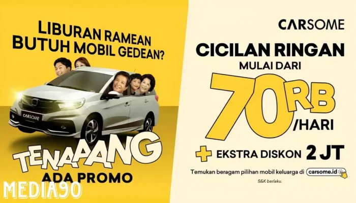 Mau Cicilan Ringan Buat Mobil Impianmu? CARSOME Memiliki Penawaran Istimewa!