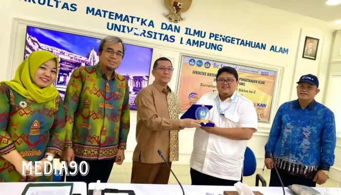 FMIPA Unila Tetap Kokoh dengan Sertifikat ISO 9001:2015