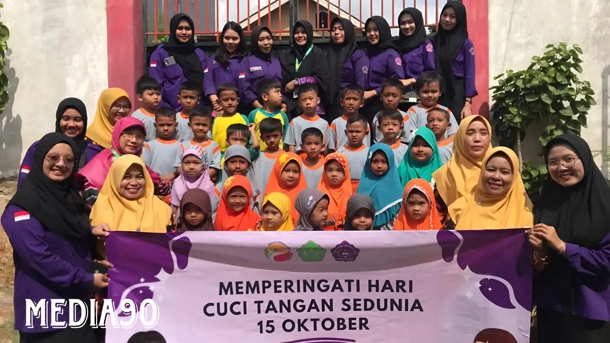 Hari Cuci Tangan Sedunia, Universitas Malahayati Beri Penyuluhan ke Pelajar PAUD di Kemiling Bandar Lampung