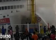 Kapal Motor Penumpang Tranship 1 Dilalap Api di Bakauheni: Evakuasi Penumpang Berhasil Dilakukan
