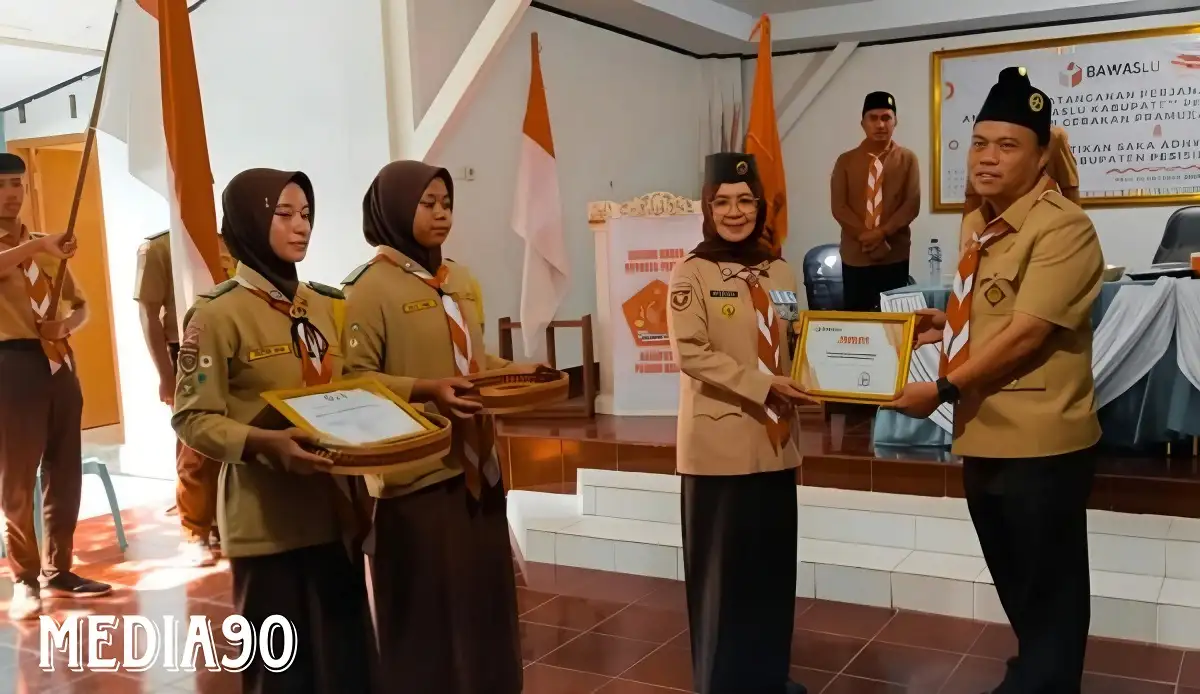 Kawal Tahapan Pemilu 2024, Bawaslu Pesisir Barat Gandeng Pramuka Saka Adhyasta