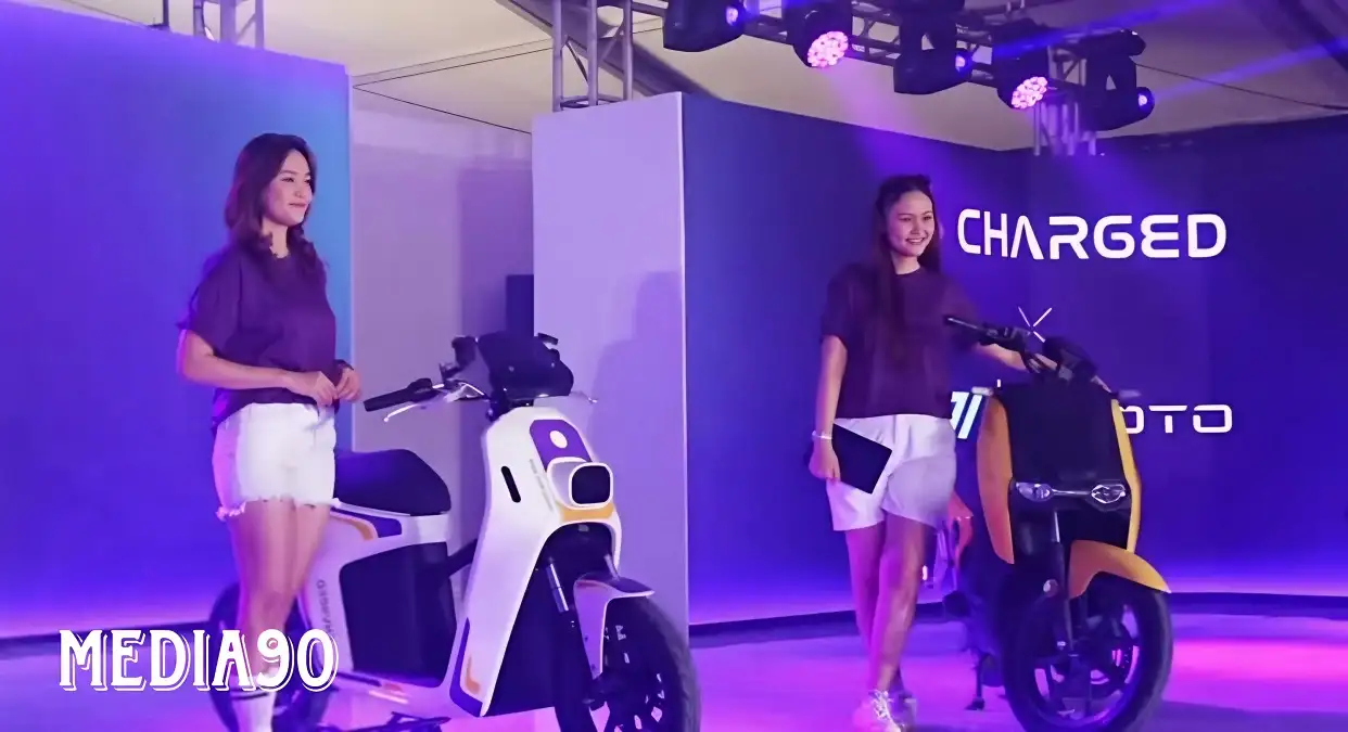 Kolaborasi Motor Listrik Charged Dengan VMOTO, Targetkan 10 Juta Unit Laku