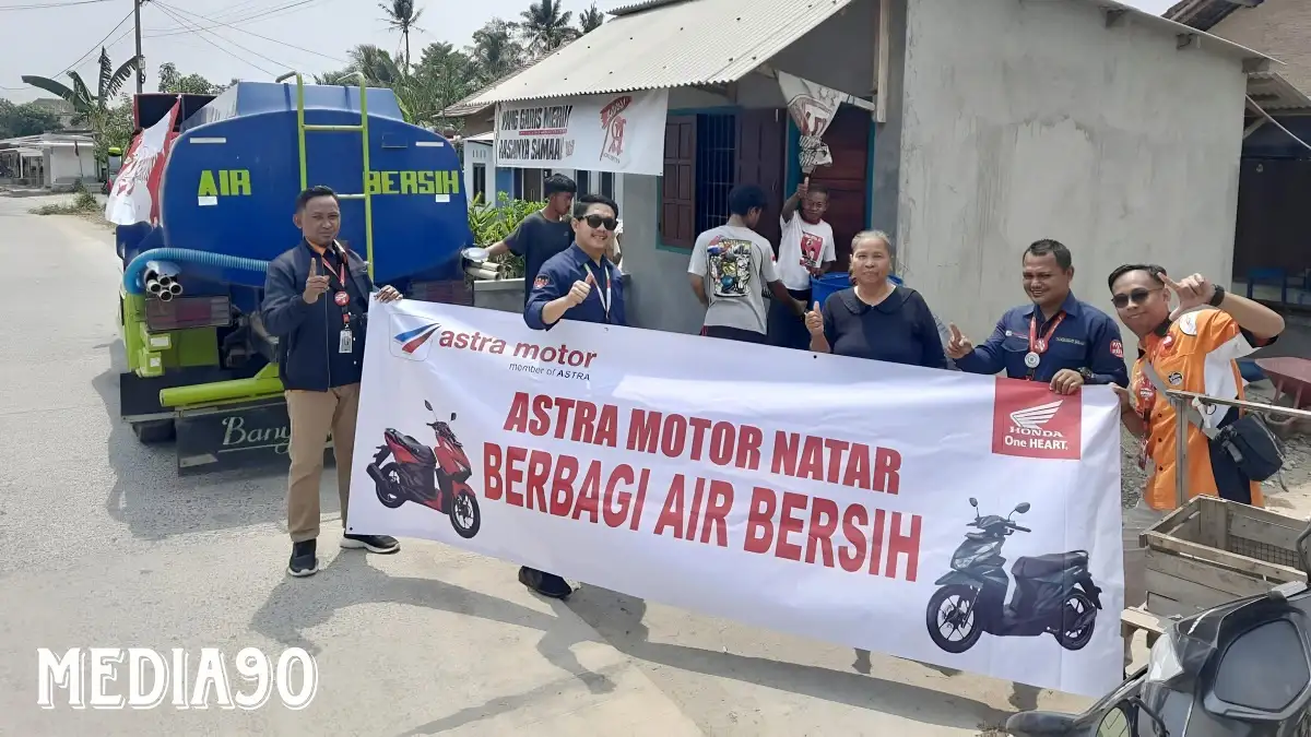 Program CSR, Astra Motor Salurkan Bantuan Air Bersih ke Warga Tanjung Sari Natar