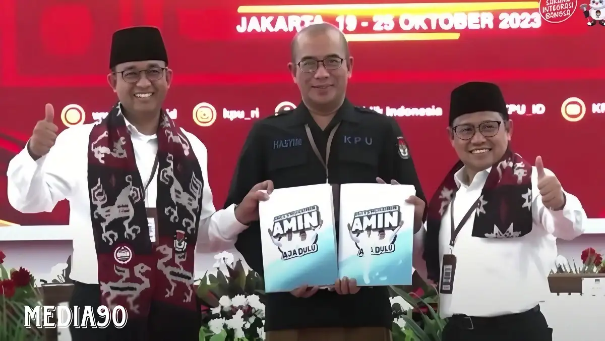 Resmi! Anies Baswedan-Muhaimin Iskandar Daftar Capres dan Cawapres ke KPU
