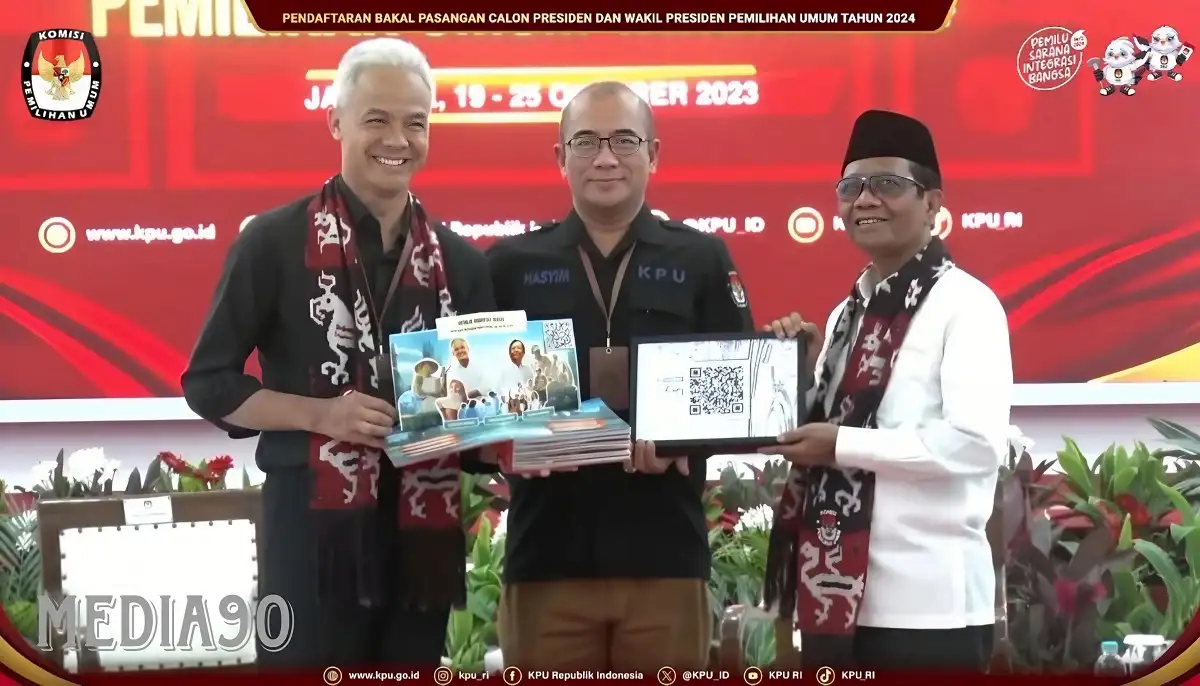 Resmi Daftar Pilpres 2024 ke KPU, Ganjar Pranowo dan Mahfud MD Ingin Tuntaskan Hilirisasi Hingga Kedaulatan Pangan
