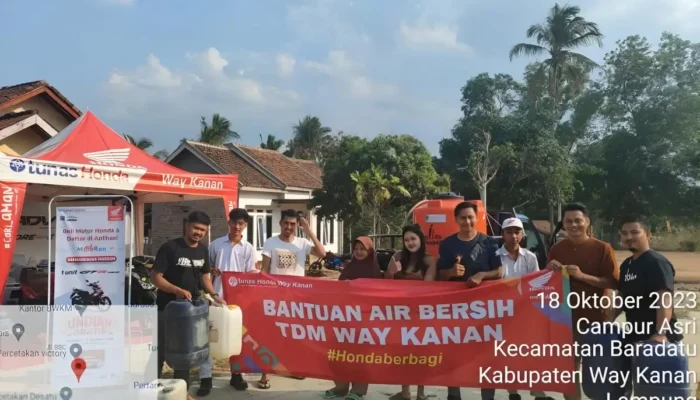Upaya TDM Way Kanan dalam Mengatasi Krisis Air Bersih di Baradatu