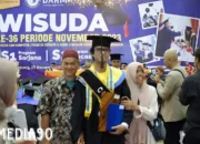 Kisah Haru: Keberhasilan Anak Terbaik dari Fakultas, Air Mata Kegembiraan Orangtua Wisudawan IIB Darmajaya Mengalir