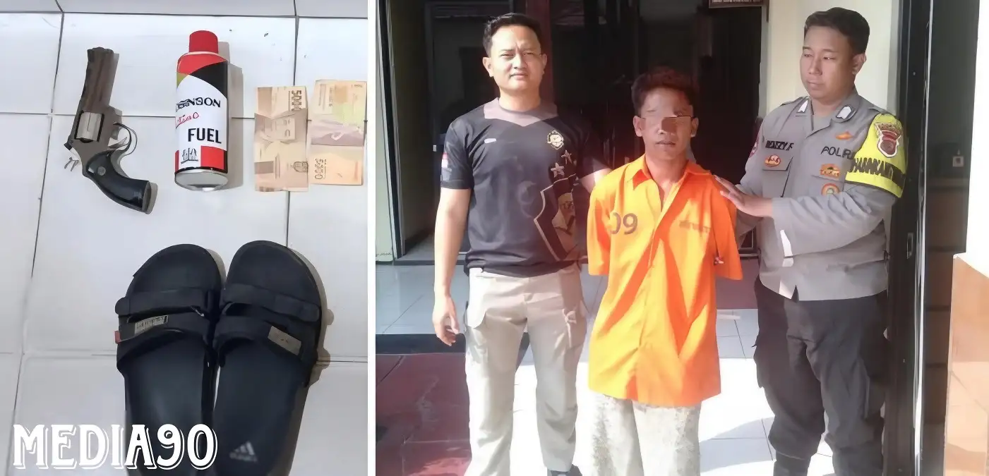 Bawa Pistol, Pemuda Asal Batu Tegi Tanggamus Ancam dan Todong Wanita di Fajaresuk Pringsewu