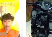 Beredar di Jalanan: Remaja Merbau Mataram Lampung Selatan Terjerat Kasus Begal Motor dengan Senjata Tajam, Kini Ditahan di Sel Polisi