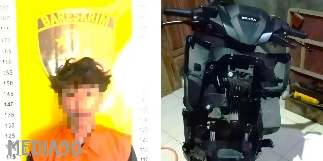 Begal Motor Pelajar Pakai Golok, Remaja Asal Merbau Mataram Lampung Selatan ini Masuk Sel Polisi