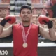 Biqram Anwar Mahasiswa Teknokrat Indonesia Raih Perak Wushu Sanda Porwil Sumatera XI Riau