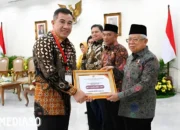 Bupati Pesawaran Dendi Ramadhona Raih Penghargaan Insentif Fiskal untuk Perjuangan Melawan Kemiskinan Ekstrem