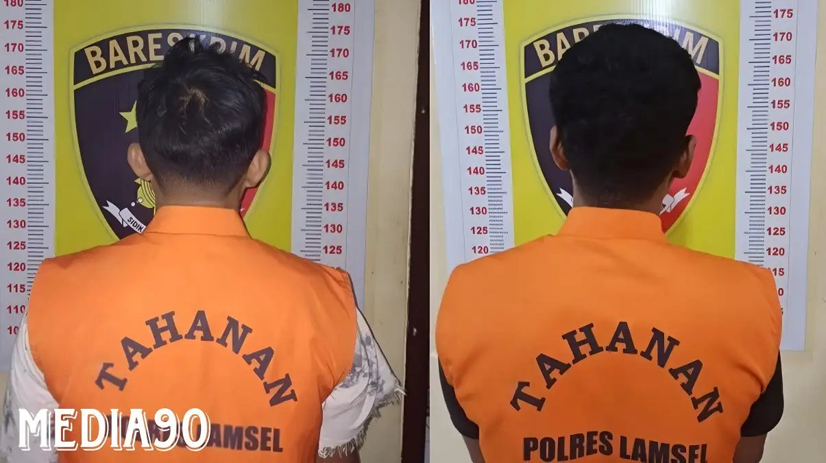 Curi Motor Tetangga, Dua Pria Asal Tanjung Sari ini Ditangkap Polsek Tanjung Bintang