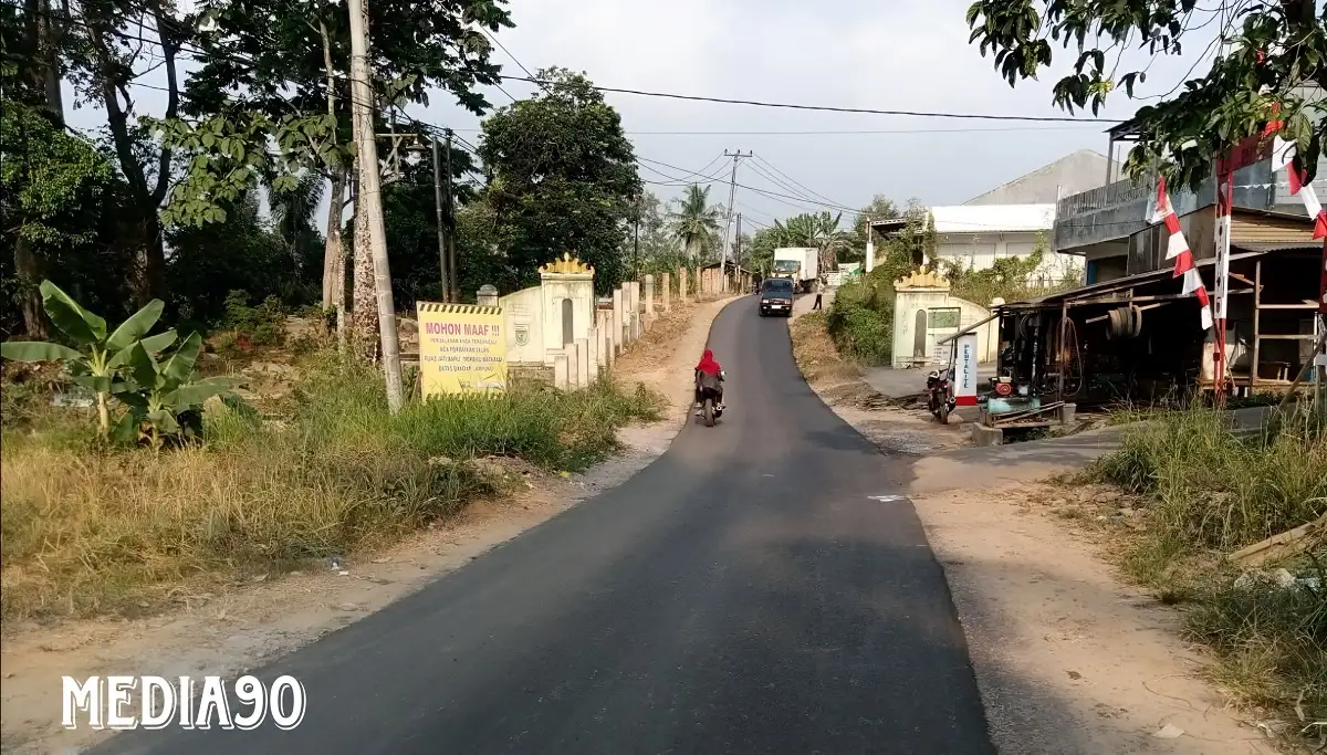 Dana Rp24,5 Miliar, Jalan Tanjung Bintang - Suban Merbau Mataram Selesai Diperbaiki, Warga Terimakasih Bupati