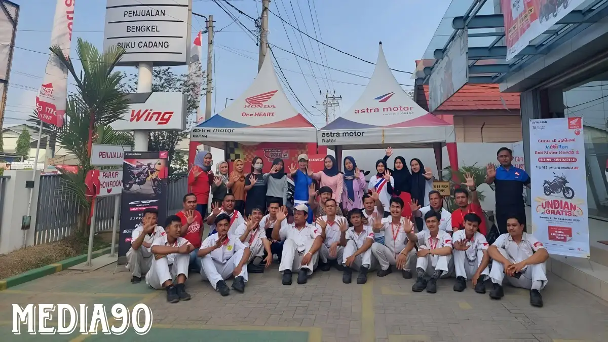 Dealer Astra Motor Natar Senam Bersama Masyarakat, Beri Promo Diskon Servis