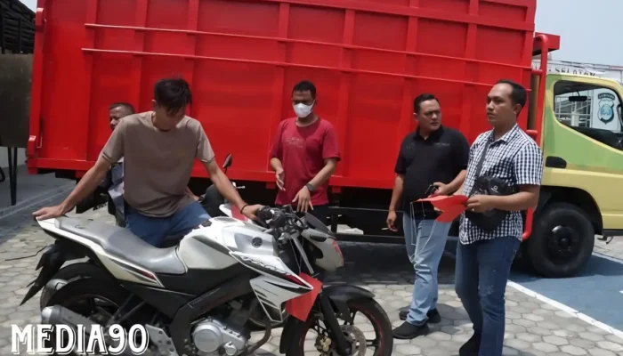 Tekab 308 Polres Lampung Selatan Berhasil Meringkus Empat Pelaku Residivis Pencurian Truk