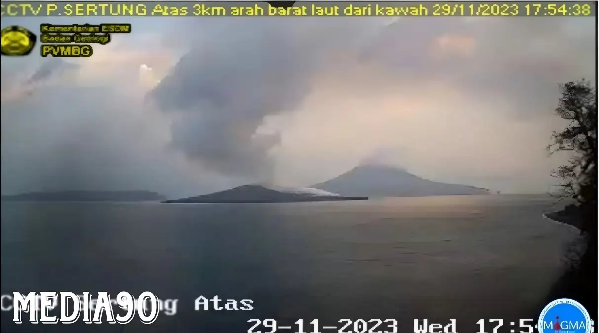 Erupsi Gunung Anak Krakatau Terdengar Hingga Ujung Kulon, Rumah Warga Pesisir Pandeglang Bergetar