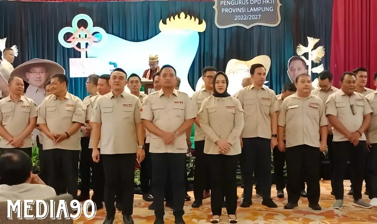 Gantikan Mirza, Muchlido Apriliast Dilantik Jadi Ketua DPD HKTI Lampung Periode 2022-2027
