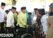 Gubernur Lampung Arinal Djunaidi Memimpin Pengajian Akbar dan Berbagi Berkah di Tulangbawang Barat