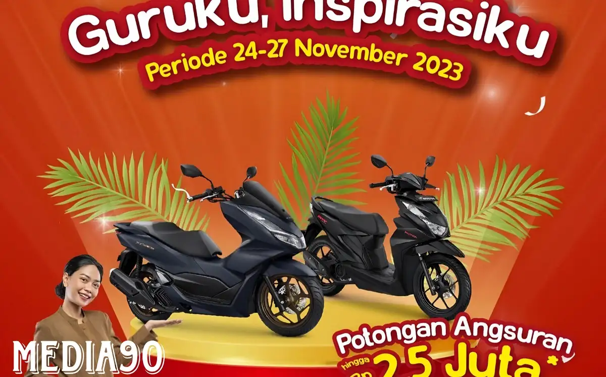 Hari Guru, Astra Motor Natar dan FIF Beri Promo Potongan Angsuran Motor Hingga Rp2,5 Juta