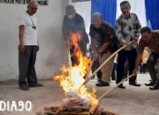 Mantan Napi Kembali Terlibat Narkoba: BNN Lampung Musnahkan 82,9 Gram Sabu dan 2 Kg Ganja