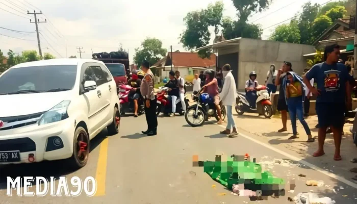 Tragedi Maut di Jalinbar Gadingrejo Pringsewu: Pemotor Wanita Tewas Tersambar Pick-up saat Berusaha Balik Arah