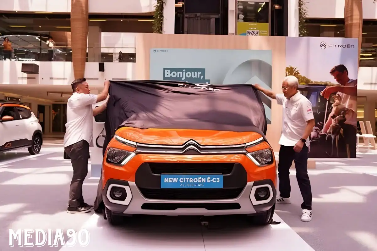 Meluncur Di Bandung, Ini Keunggulan Mobil Listrik Citroen E-C3