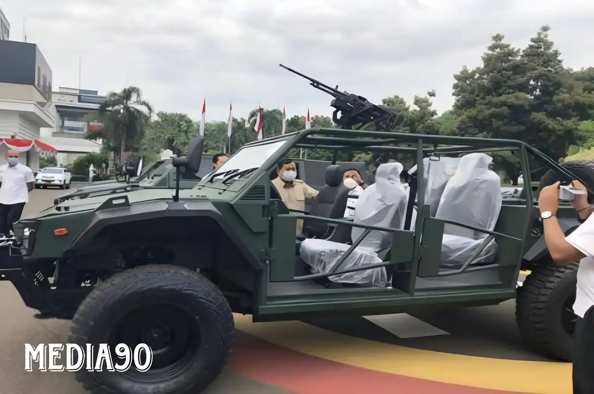Mobil Perang Maung Jadi Sorotan Lagi Pasca Antar Prabowo-Gibran Ke KPU
