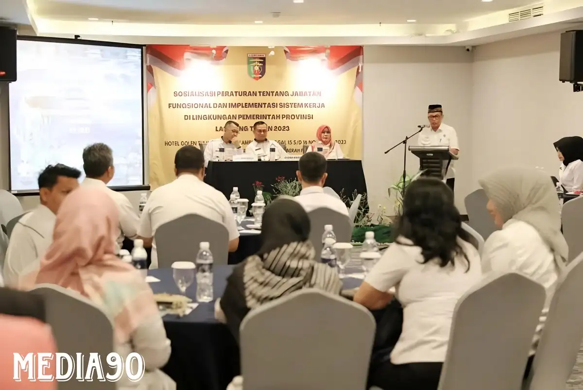Pemprov Lampung Sosialisasikan Peraturan Jabatan Fungsional dan Implementasi Sistem Kerja