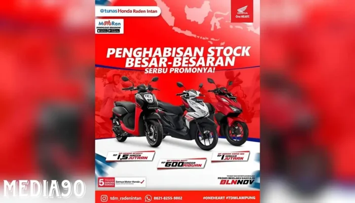 Pengalaman Dealer Honda Raden Intan Menghadapi Penurunan Stok Akibat Respon Luar Biasa terhadap Promo Eksklusif