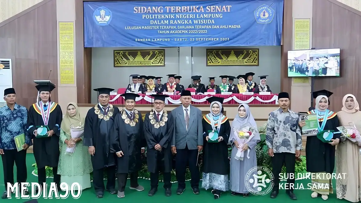Polinela Gelar Wisuda Periode November 2023, 396 Wisudawan Mengikuti