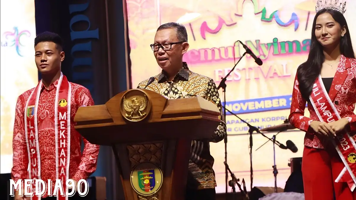Sekdaprov Lampung Buka Festival Nemui Nyimah Tahun 2023, Simbol Kebersamaan