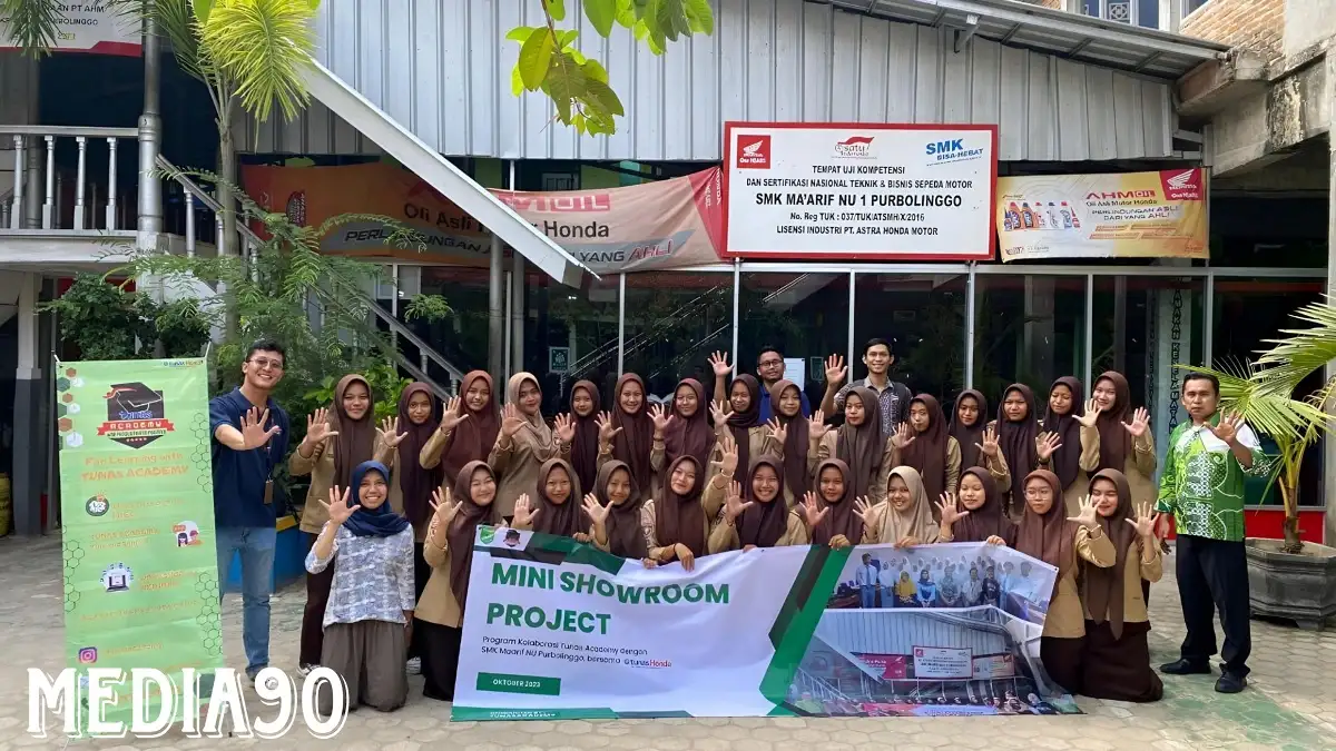 Sinergi Bagi Negeri, TDM Lampung Gelar Showroom Mini Project di SMK Maarif NU Purbolinggo