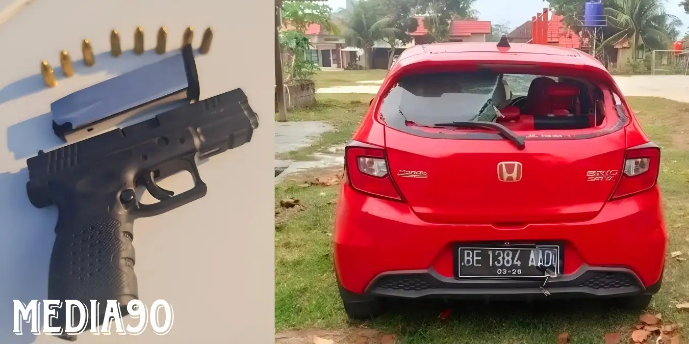 Tangkap Empat Rampok BRI Link Pesisir Barat, Polisi Baku Tembak di Tegineneng Pesawaran