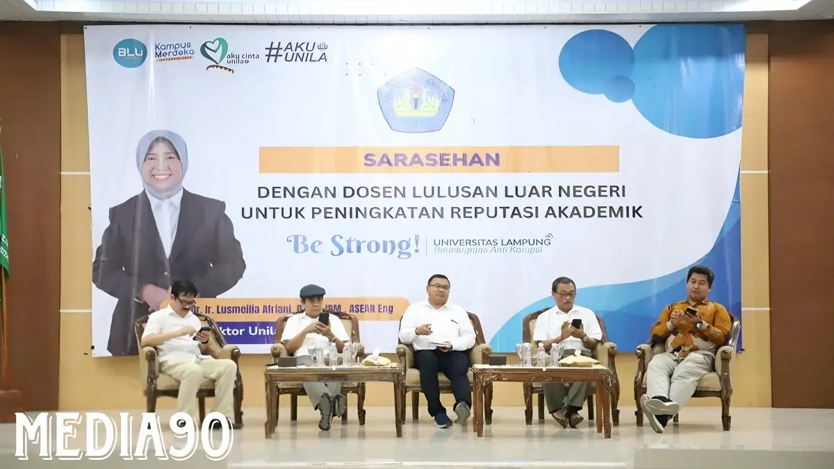 Wujudkan Universitas Kelas Dunia, Unila Gelar Sarasehan Dosen Lulusan Luar Negeri