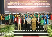Upacara Pembukaan Kongres Nasional Himapol Indonesia VIII di Bandar Lampung Dihadiri Airlangga Hartanto dan Gubernur Arinal