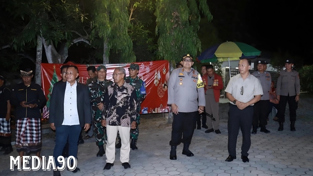 Amankan Natal Dua Hari, Polres Lampung Selatan Terjunkan 316 Personel Fokus Jaga Gereja