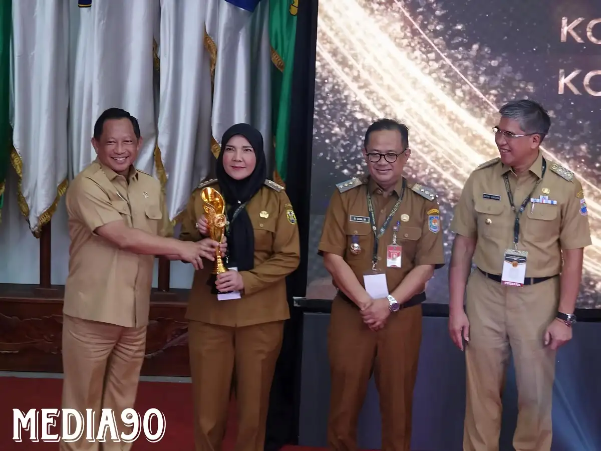 Bandar Lampung Sabet Anugerah IGA 2023 Sebagai Kota Terinovatif dari Kemendagri
