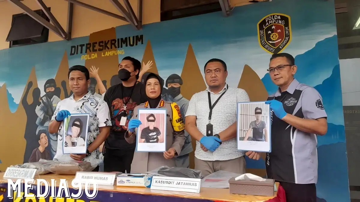 Beraksi di Natar dan Bandar Lampung, Tiga Maling Motor Asal Lampung Tengah ini Ditembak Polda Lampung